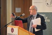 Professor Patrick O Donovan, Head of College, with the College of Arts, Celtic Studies and Social Sciences at University College Cork, presenting the submissions